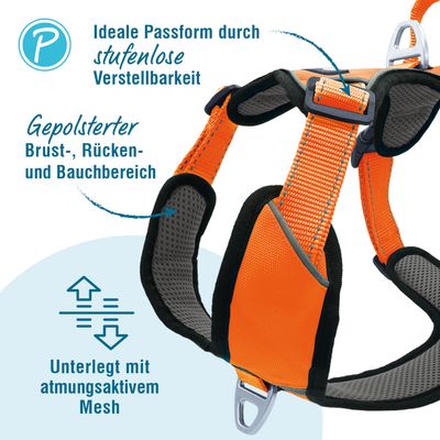 Petlando Outdoor Pettorina, arancione