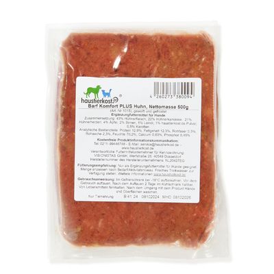 Haustierkost BARF Komfort PLUS Huhn 12 x 500 g