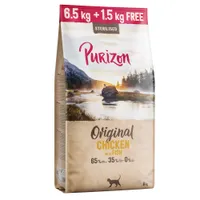 Purizon Adult 8 kg pienso para gatos en oferta: 1,5 kg ¡gratis! - Adult Sterilised con pollo y pescado (6,5 kg + 1,5 kg gratis)