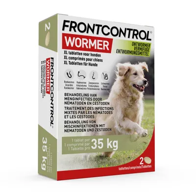 Frontcontrol ontworming voor XL honden Frontcontrol ontworming voor XL honden
