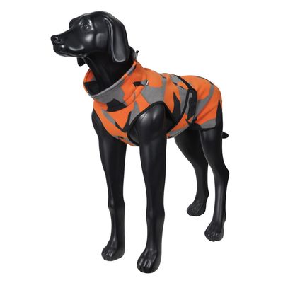 Icepeak Pet fleecejack, zwart/oranje