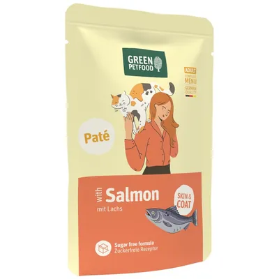 Green Petfood Adult Paté 8 x 85 g - Lax - Skin & Coat Green Petfood Adult Paté 8 x 85 g - Lax - Skin & Coat