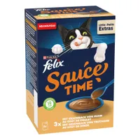 Felix Sauce Time 6 x 40 g - mit dem Geschmack von Huhn & Truthahn