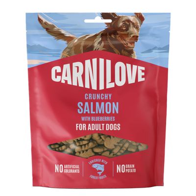 Carnilove Dog Crunchy Snack Łosoś z jagodami, 200 g