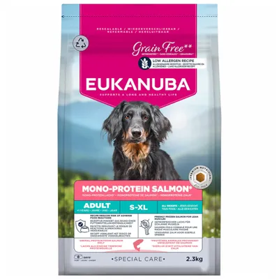 Eukanuba Special Care Mono-Protein Adult lohi - säästöpakkaus: 2 x 12 kg