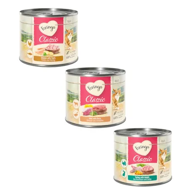 Feringa Classic Meat Menù 18 x 200 g - Mix 1: Trota&Pollo, Anatra&Vitello, Coniglio&Tacchino Feringa Classic Meat Menù 18 x 200 g - Mix 1: Trota&Pollo, Anatra&Vitello, Coniglio&Tacchino