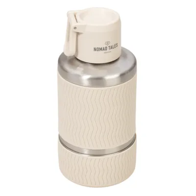 Nomad Tales Spirit 3-in-1 Reiseflasche aus Edelstahl - 800 ml + 2 x 200 ml Reisenapf Nomad Tales Spirit 3-in-1 Reiseflasche aus Edelstahl - 800 ml + 2 x 200 ml Reisenapf
