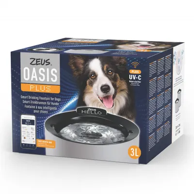 Zeus Oasis Plus Smarter Drinking Fountain - 3L Zeus Oasis Plus Smarter Drinking Fountain - 3L