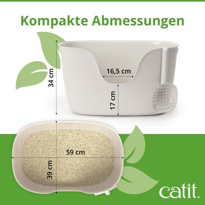 Catit Loo Katzentoilette mit Streulöffel