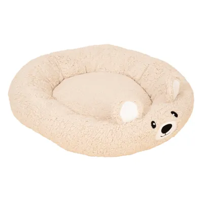 TIAKI Haustierbett Teddy Bear - Größe S: Ø 45 x H 12 cm TIAKI Haustierbett Teddy Bear - Größe S: Ø 45 x H 12 cm