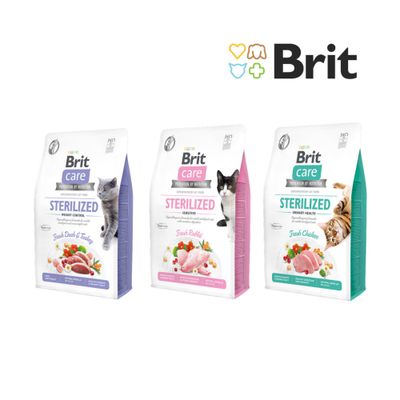 Brit Care Sterilized Weight Control, z kaczką i indykiem
