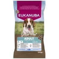 Eukanuba Grain Free Adult Small & Medium met Zeevis - 100 g GRATIS!