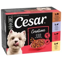 Cesar Selektion Fleisch und Gemüse in Gelee - 12 x 100 g