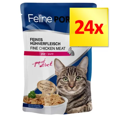 Zestaw Feline Porta 21, 24 x 100 g - Zestaw mieszany Zestaw Feline Porta 21, 24 x 100 g - Zestaw mieszany