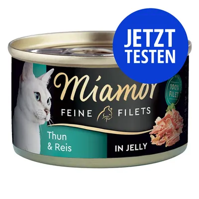 Miamor Feine Filets Thun & Reis in Jelly, 100% Filet. Jetzt testen.