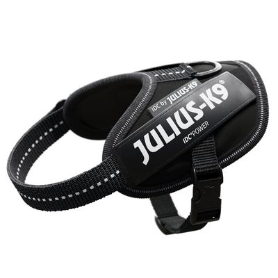 JULIUS-K9 IDC®-Powergeschirr - schwarz Größe 2XS: Brustumfang 33 - 45 cm