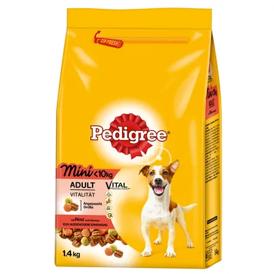 Pedigree Professional Nutrition Mini Adult s hovězím a zeleninou - výhodné balení: 2 x 12 kg
