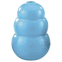 KONG Puppy brinquedo recheável para cachorros - KONG tamanho L, azul + KONG Ziggies Enhanced Puppy M/L (227 g)