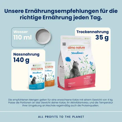 Almo Nature Functional Sterilised Cat Lachs & Reis - Sparpaket: 2 x 2 kg