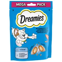Dreamies v mega pakiranju 180 g - Varčno pakiranje: losos (3 x 180 g)