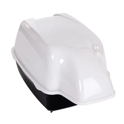 Ferplast Outdoor Cat Litter Tray - Black/White