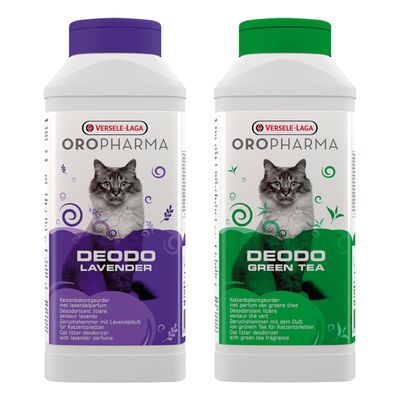 Versele-Laga Oropharma Deodo -hajunsitoja 2 x 750 g lajitelma: vihreä tee & laventeli