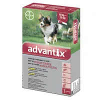 Advantix spot-on pro psy od 10 kg do 25 kg - 1 x 2,5 ml