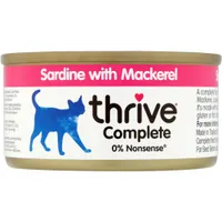 Thrive Complete 12 x 75 g pour chat - sardines, maquereaux