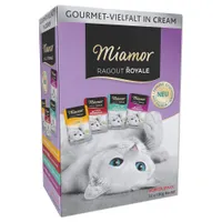 Mieszany megapakiet Miamor Ragout Royale, 24 x 100 g - Multi-Mix Cream w sosie