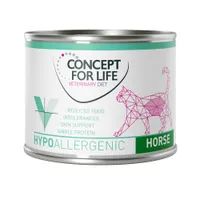 Concept for Life Veterinary Diet Hypoallergenic Paard Kattenvoer - Voordeelpakket: 24 x 200 g
