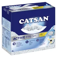 Catsan Active Fresh klumpbildande kattströ - Ekonomipack: 3 x 8 l