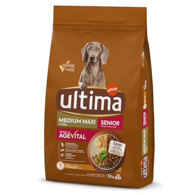 Ultima Medium / Maxi Senior Huhn Sparpaket: 2 x 12 kg
