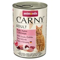 animonda Carny Adult 12 x 400 g - Krůtí, kuřecí & krevety