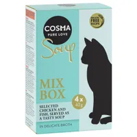 Cosma Soup Mixed Trial Packs - 4 x 40g Mix 1 (4 Varieties)