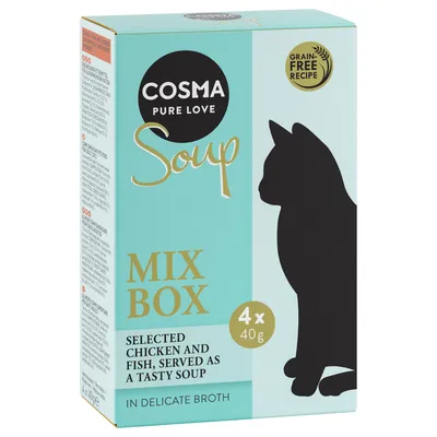 Cosma Soup Mixed Trial Packs - 4 x 40g Mix 1 (4 Varieties)