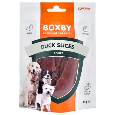 Boxby Duck Slices - Voordeelpakket: 3 x 90 g