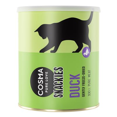 Cosma Snackies Maxi Tube, przysmak liofilizowany, kaczka 120 g
