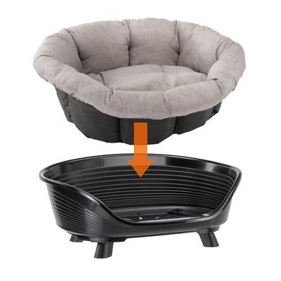 Överdrag Sofà Tweed beige för Ferplast korg Siesta Deluxe (korg ingår ej)