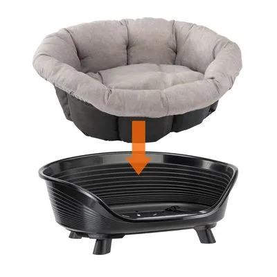 Överdrag Sofà Tweed beige för Ferplast korg Siesta Deluxe (korg ingår ej)