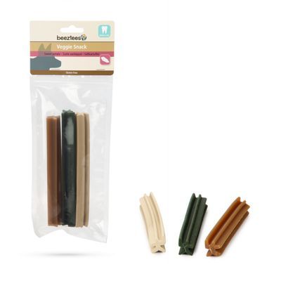 Beeztees Veggie Snack Mix Bastoncini per cani - Set risparmio: 3 x 3 pz