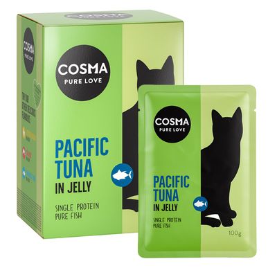 Cosma Original Pouches in Jelly Saver Pack 24 x 100g Pacific Tuna
