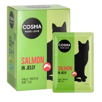 Cosma Original Pouches in Jelly Saver Pack 24 x 100g - Salmon