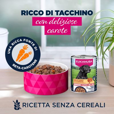 Eukanuba Senior Ricco di Tacchino con Carote