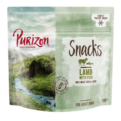 Purizon Snack Lamm mit Fisch - getreidefrei 100 g