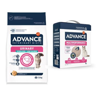 Advance Veterinary Diets Gastroenteric Sensitive Katzenfutter, unterstützt Verdauung und Magen-Darm-Gesundheit, mit Truthahn, 7,5 kg.