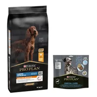 PURINA PRO PLAN Adult 14 kg + passender Snack gratis! - Large Athletic Everyday Nutrition + Dental Care für grosse Hunde 426 g