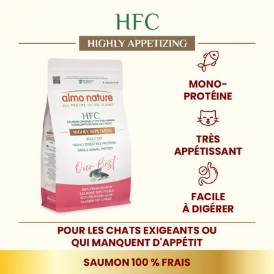 Almo Nature HFC Our Best Highly Appetizing saumon - 1,2 kg