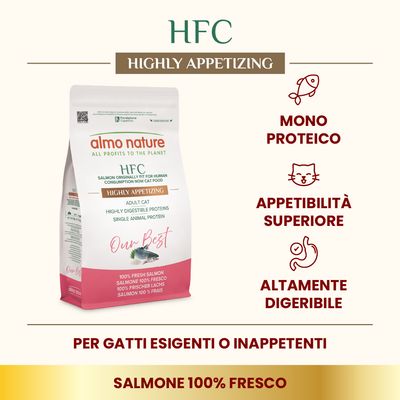 Almo Nature HFC Adult Highly Appetizing Salmone fresco