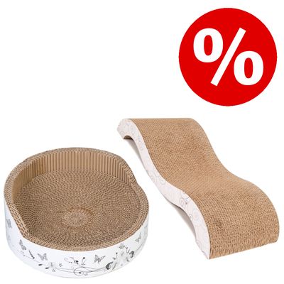 Sparset! Kratzmöbel Relax + Kratzmöbel Welle Set: Kratzmöbel Relax + Kratzmöbel Welle