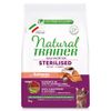 Natural Trainer Sterilised con Salmone Crocchette gatto 3 kg